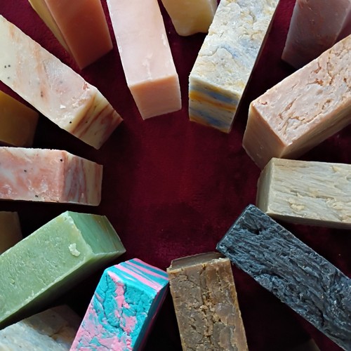 Handmade lye soap big - lye, bars