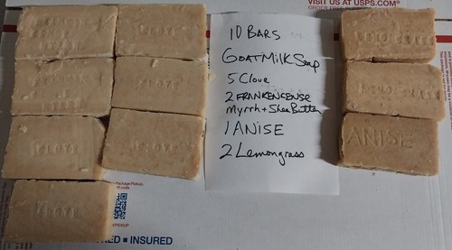 Bars goat milk lye - lye, soap